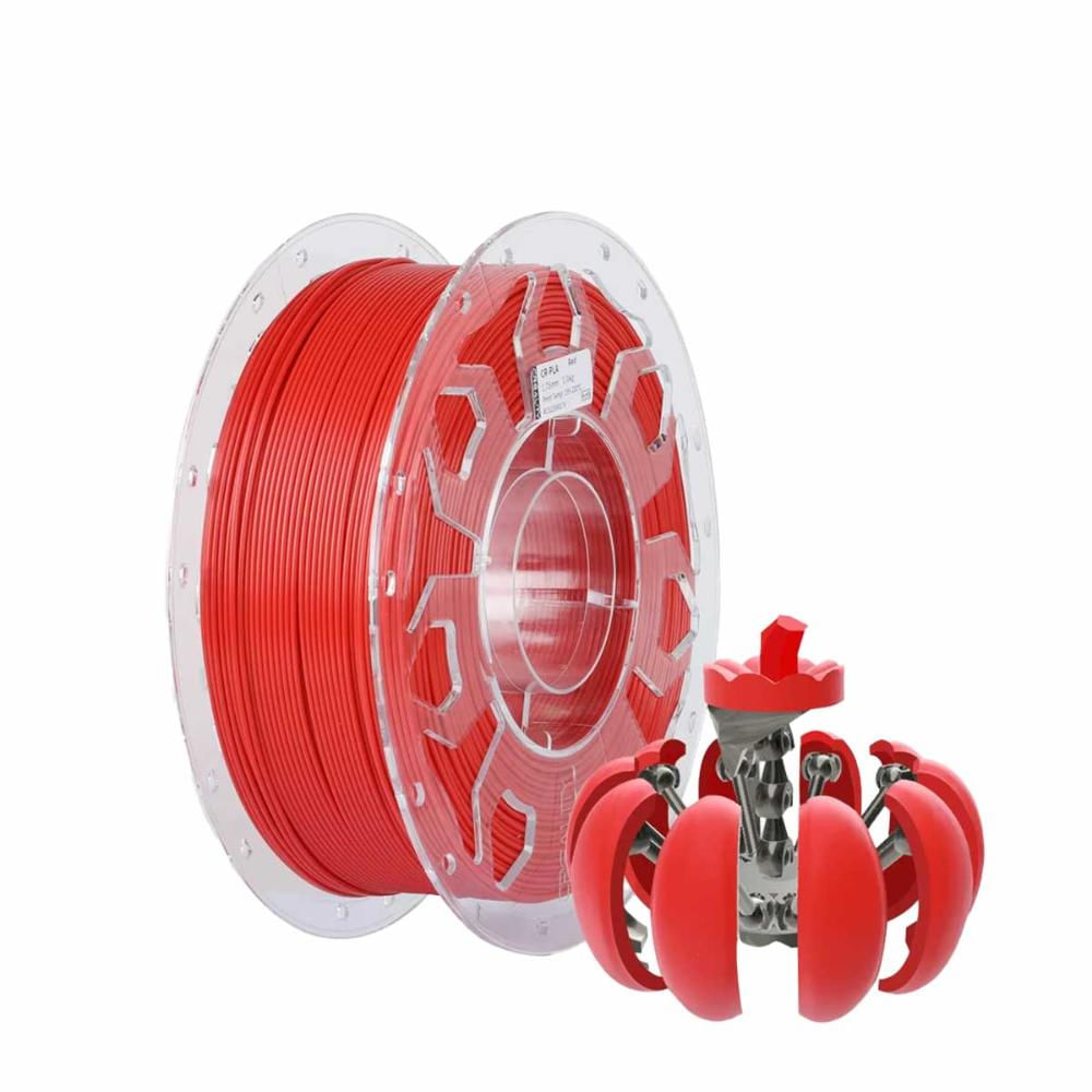 Filamento Creality CR-PLA Vermelho Fluorescente 1 kg 1,75 mm para Impressora 3D