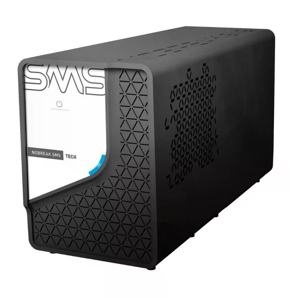 Nobreak SMS Tech 600VA 300W Interativo Entrada Bivolt Saída 115V 29300