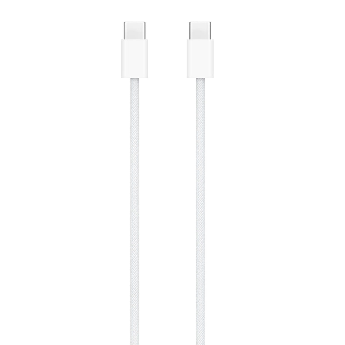 Cabo Apple USB-C para USB-C 60W 1 Metro Trançado Branco