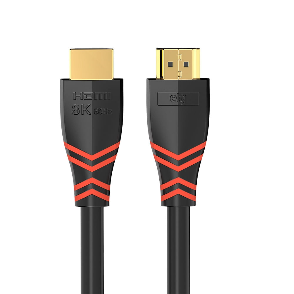 Cabo HDMI 2.1 ELG HD8K20 2 Metros 8K 48Gbps Preto