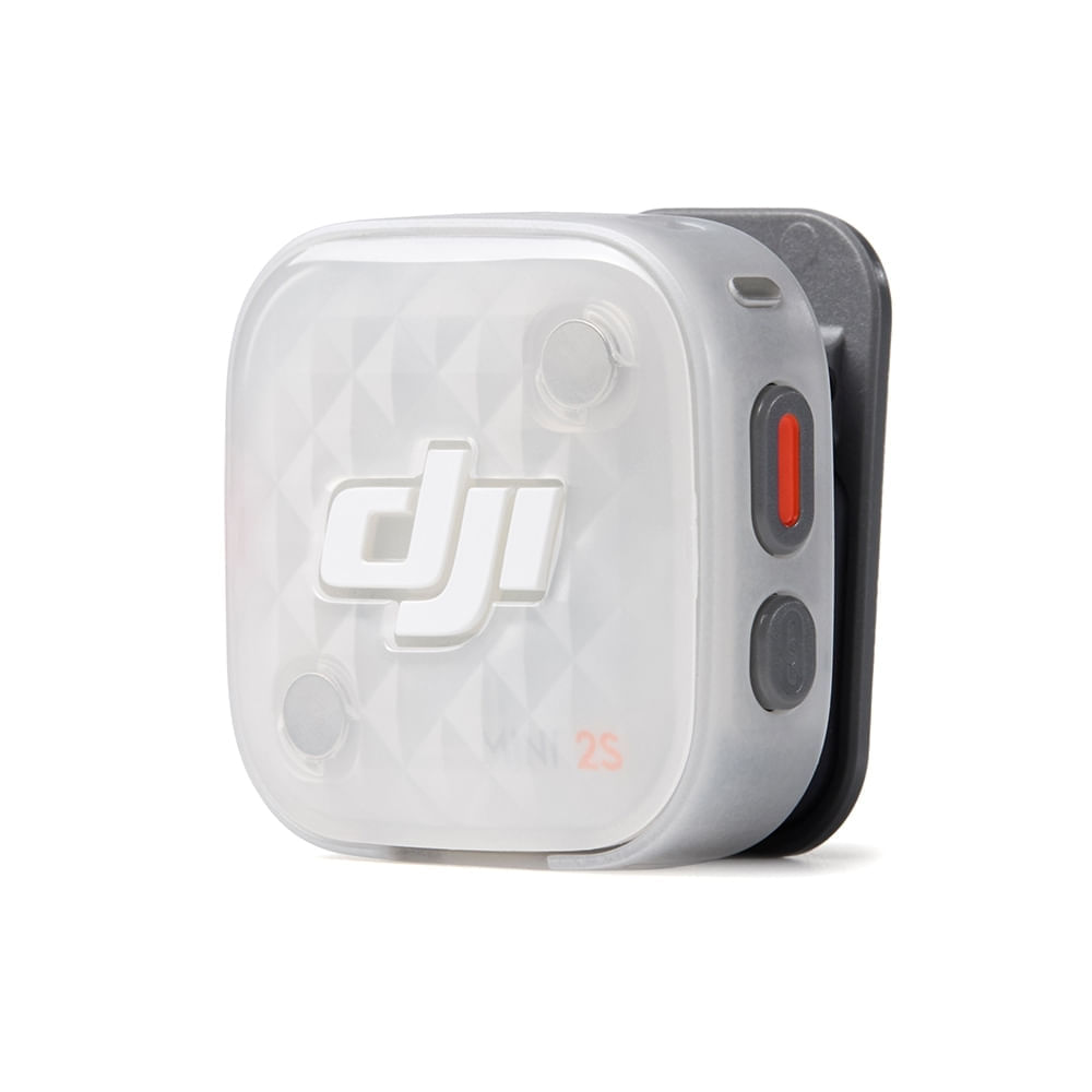 Microfone Sem Fio DJI Mic Mini 2S Transmissor Único Gravação Interna 32 Bits DJI150 Preto
