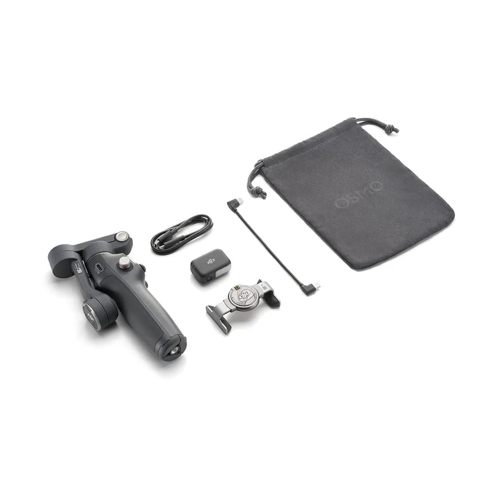Estabilizador para Smartphone DJI Osmo Mobile 8 3 Eixos com Giro 360 Graus ActiveTrack 7.0 e Apple DockKit Cinza — foto 4