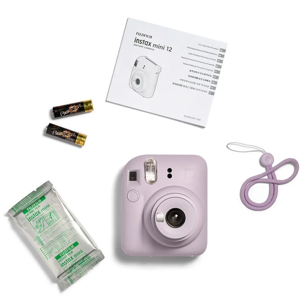 Câmera Instantânea Fujifilm Instax Mini 12 com Modo Close-up e Exposição Automática Lilás — foto 4