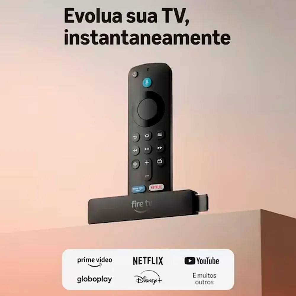 Fire TV Stick HD Amazon com Controle Remoto por Voz Alexa Streaming Full HD Wi-Fi 6 — foto 3