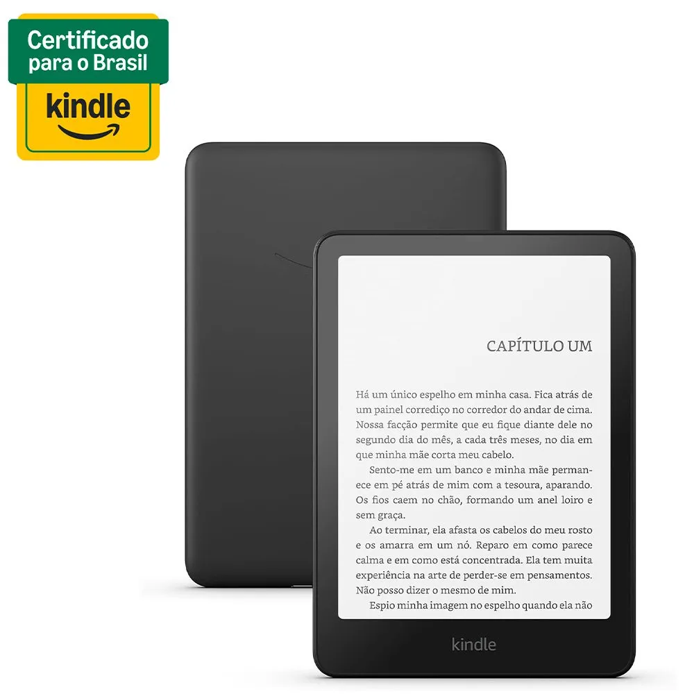 Leitor Digital Kindle Paperwhite Signature Edition Amazon 32 GB Tela 7 Pol Luz Autoajustável Carregamento Sem Fio Preto — foto 2