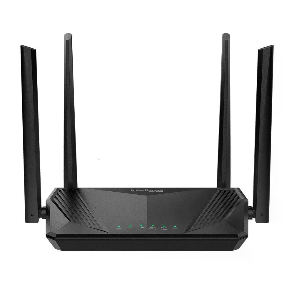 Roteador Wi-Fi 6 Intelbras Wi-Force W6-1500 Dual Band AX1500 Gigabit 4 Antenas
