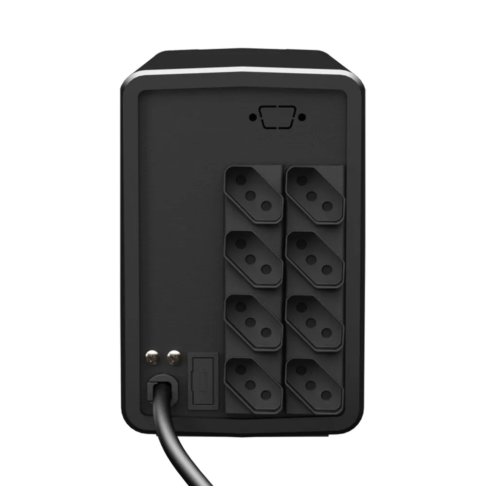 Nobreak NHS Compact Plus 4 1500VA Bivolt Entrada Automática Saída 120V 8 Tomadas 2 Baterias 7Ah — foto 3