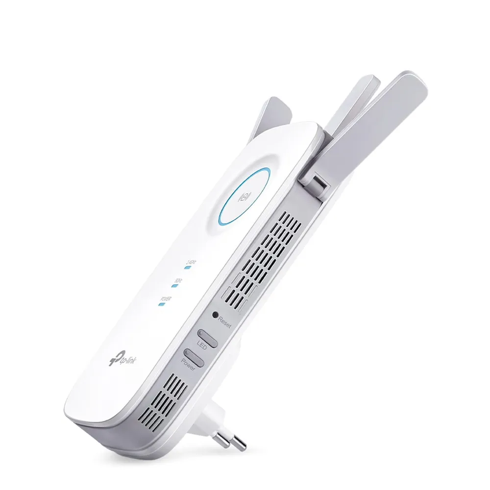 Repetidor de Sinal TP-Link RE450 V4 Wi-Fi 5 AC1750 Dual Band 3 Antenas Porta Gigabit — foto 3