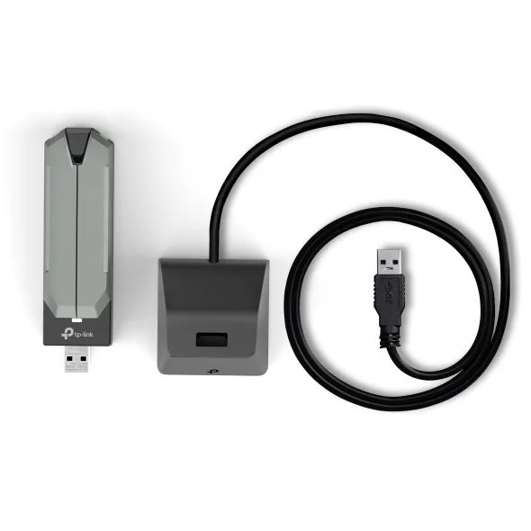 Adaptador Wi-Fi USB TP-Link Archer TBE400UH Wi-Fi 7 BE6500 Tri-Band Alto Ganho USB 3.0 — foto 3