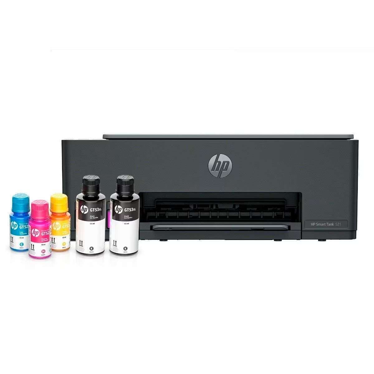 Impressora Multifuncional HP Smart Tank 521 Tanque de Tinta Colorida USB Bivolt Preta