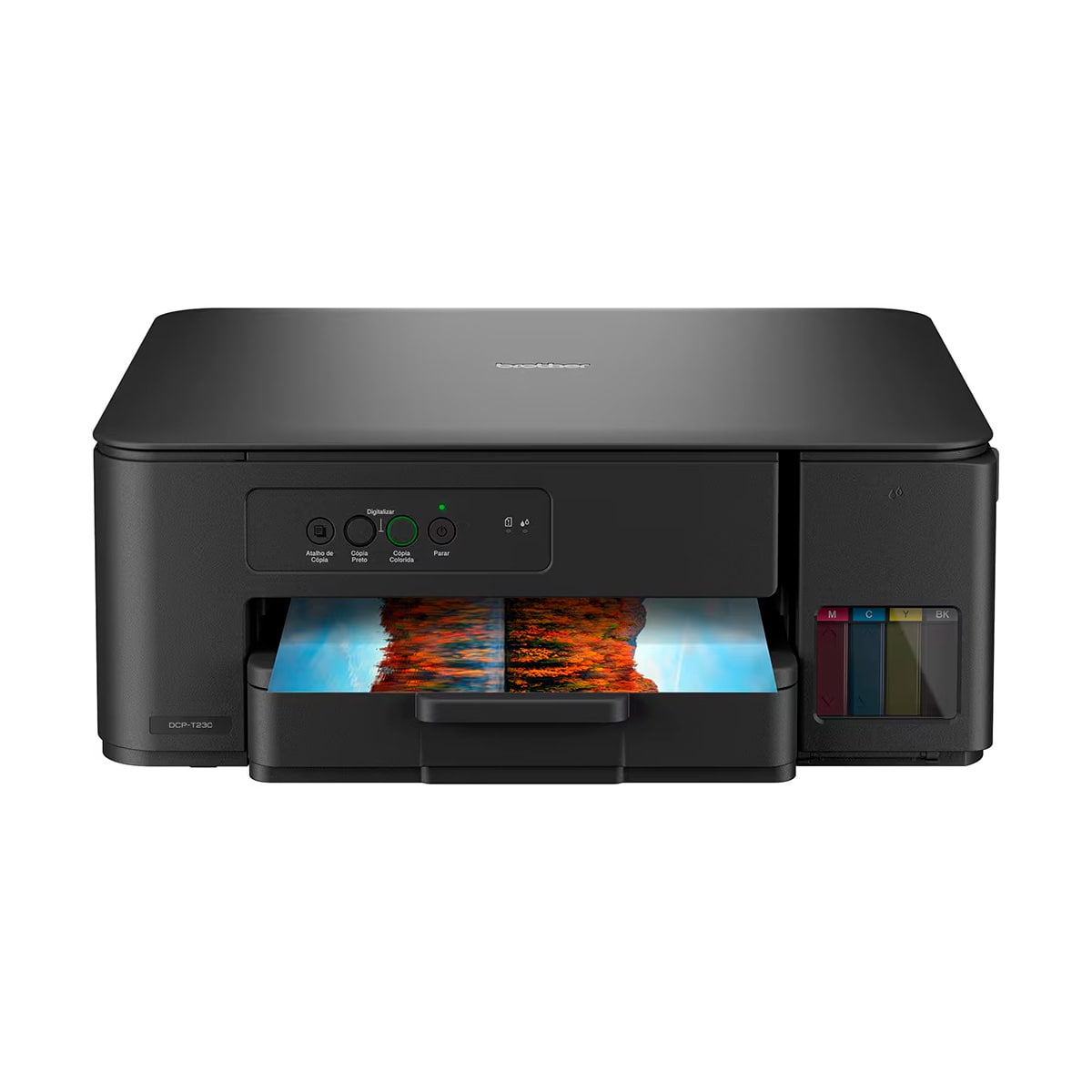 Impressora Multifuncional Brother DCP-T230 Tanque de Tinta Colorida USB Bivolt