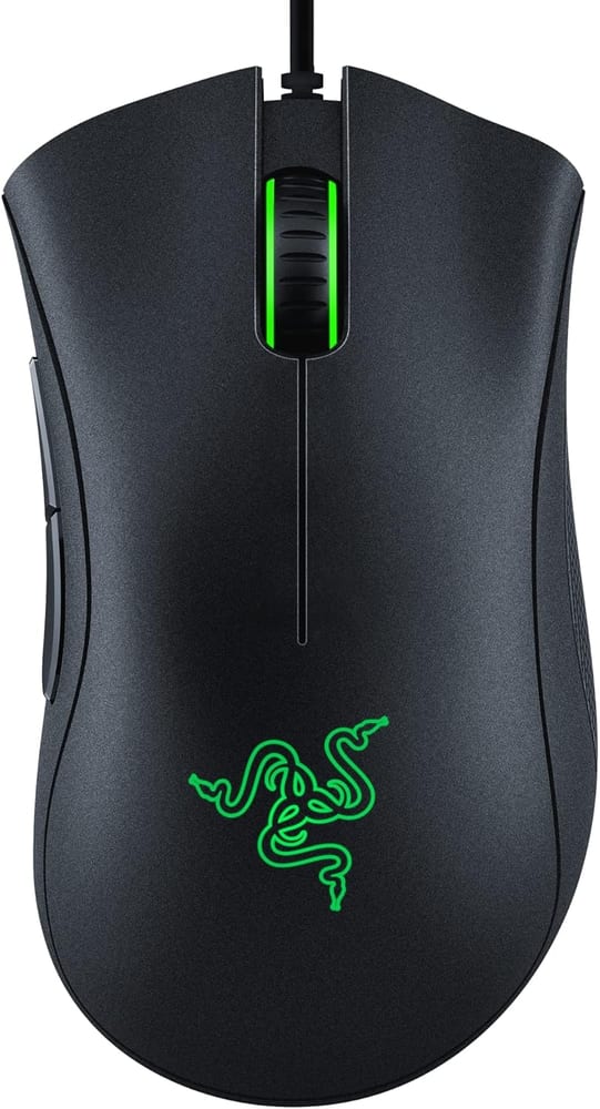 Mouse Gamer Razer DeathAdder Essential, Sensor Óptico 6400 DPI, 5 Botões Programáveis, Switches Mecânicos, Ergonômico para Destros, Preto