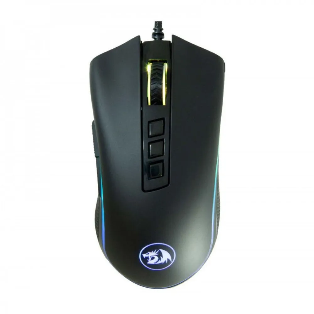 Mouse Gamer Redragon Cobra RGB, Sensor PixArt PMW3325 10000 DPI, RGB Chroma, 7 Botões Programáveis, Preto - M711 — foto 2