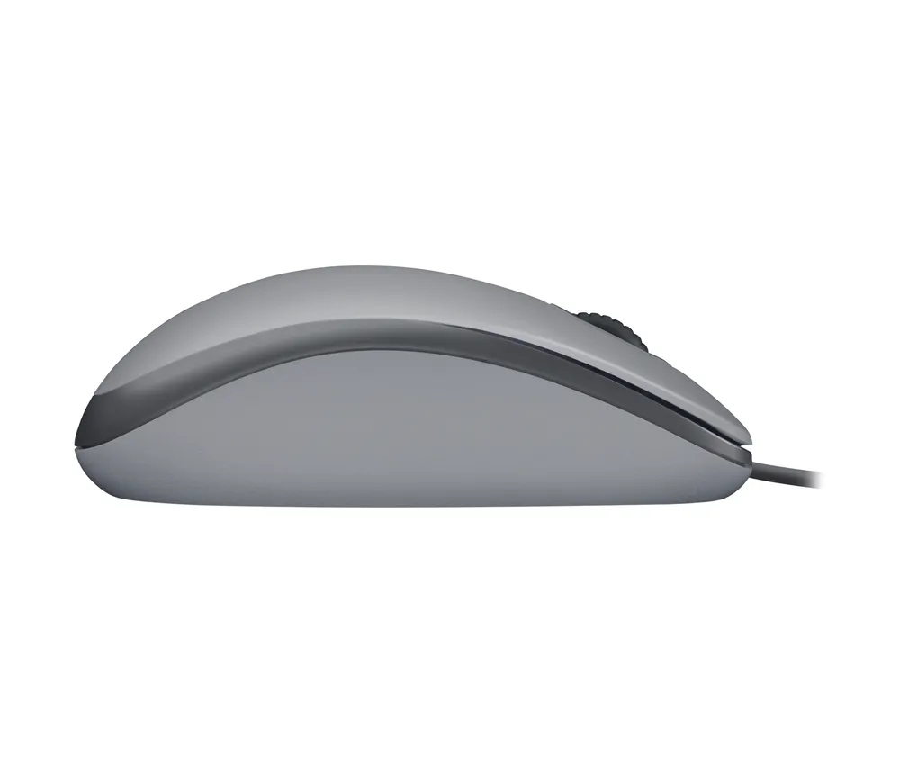 Mouse Logitech M110 Silent com fio USB 1000 DPI 3 botões Cinza — foto 4