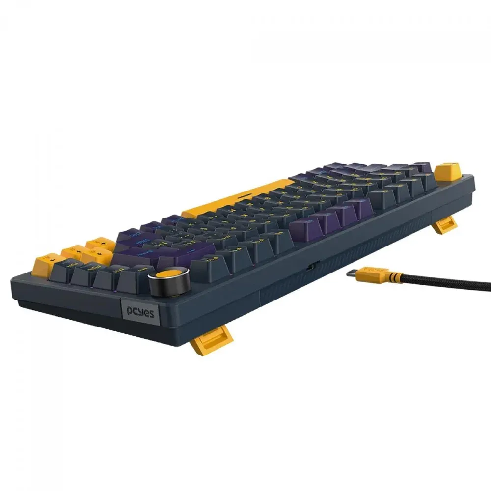 Teclado Mecânico Gamer PCYes Arkeum Sunset 75% Switch Red ABNT2 RGB — foto 4