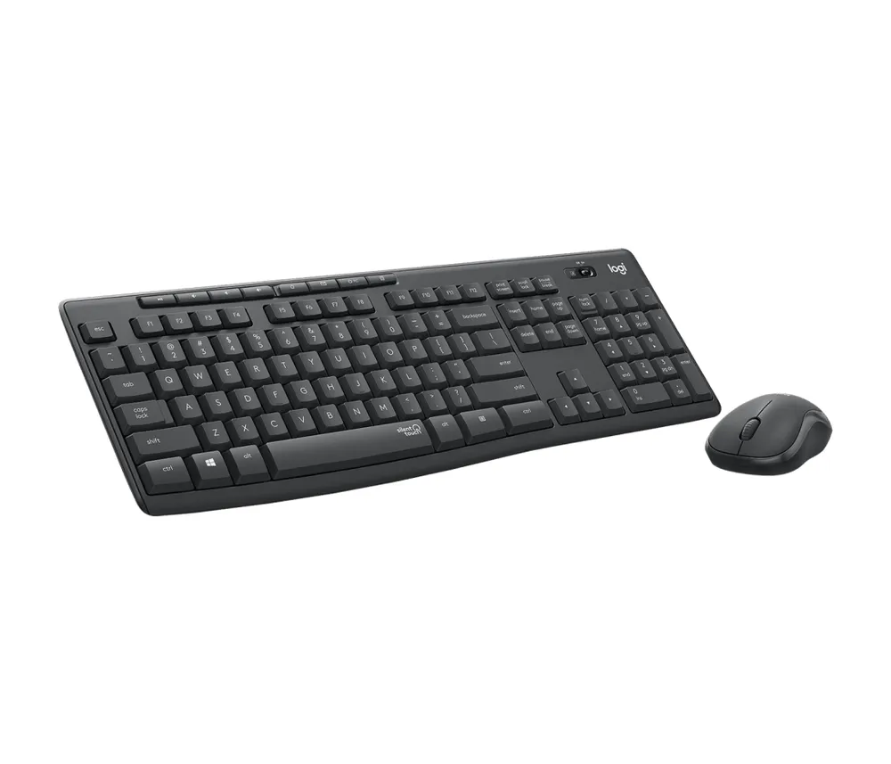 Combo Teclado e Mouse Sem Fio Logitech MK295 Silent ABNT2 Preto — foto 2