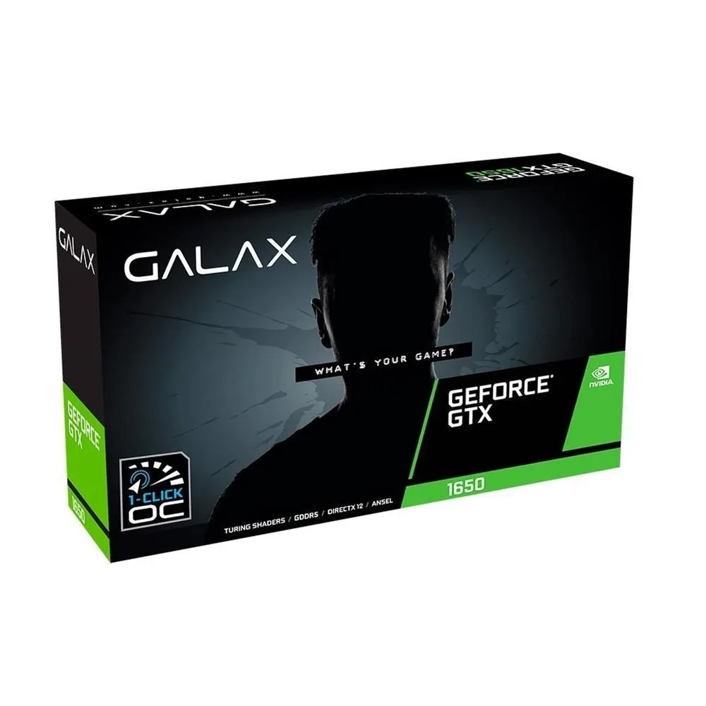 Placa de Vídeo Galax GeForce GTX 1650 EX (1-Click OC) 4GB GDDR6 128-bit - 896 CUDA Cores, DisplayPort/HDMI/DVI, 65SQL8DS66E6 — foto 2
