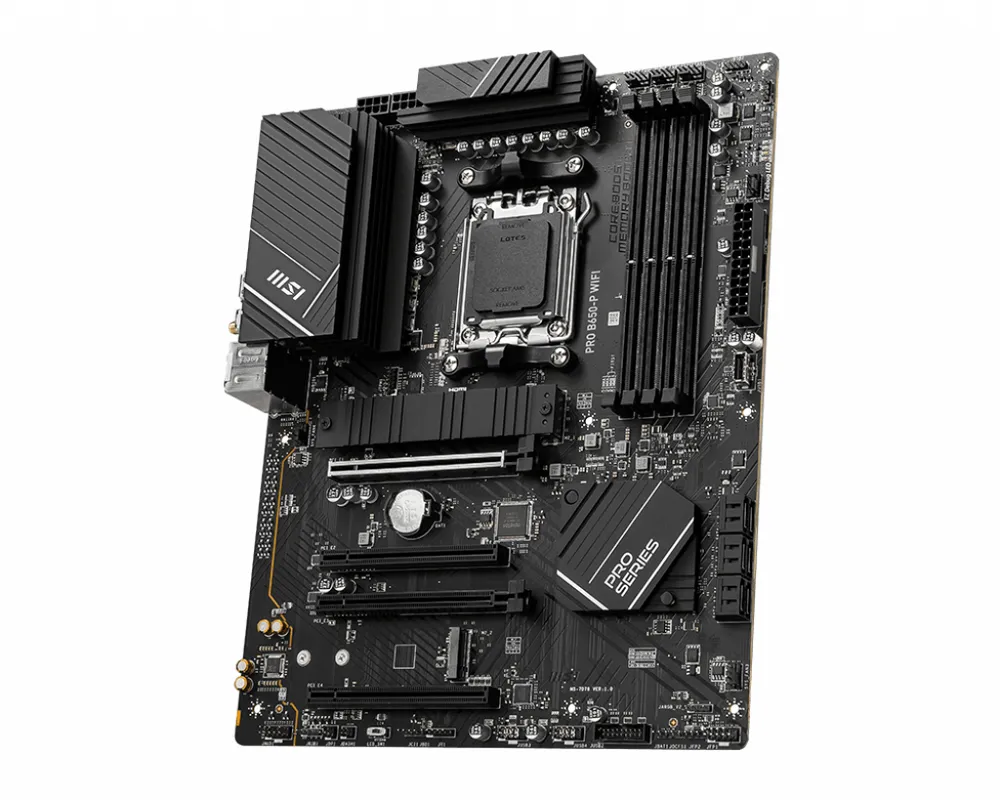 Placa-mãe MSI PRO B650-P WiFi, AMD AM5, ATX, DDR5, Chipset B650, Dual M.2, WiFi 6E, 2.5GbE — foto 3