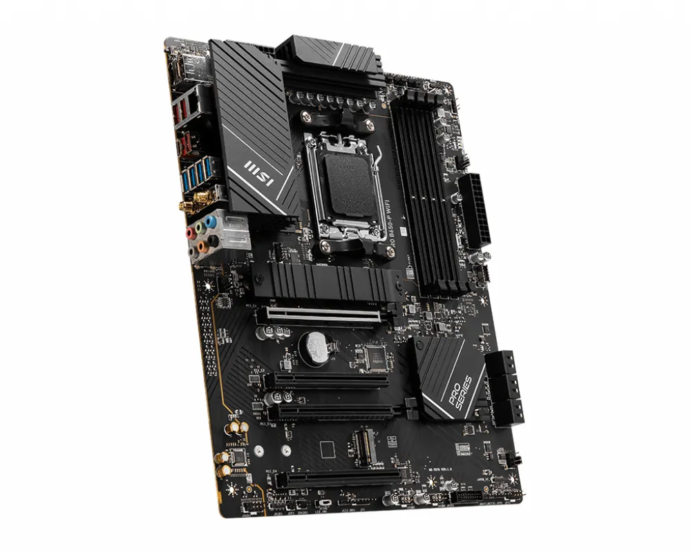Placa-mãe MSI PRO B650-P WiFi, AMD AM5, ATX, DDR5, Chipset B650, Dual M.2, WiFi 6E, 2.5GbE — foto 4