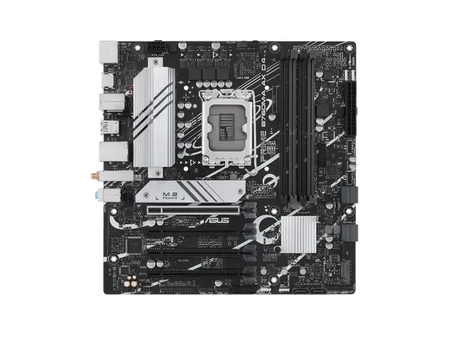 Placa-mãe ASUS PRIME B760M-A D4, Intel LGA1700, Micro ATX, DDR4, PCIe 4.0, Dual M.2, LAN 2.5Gb, DP/HDMI — foto 2
