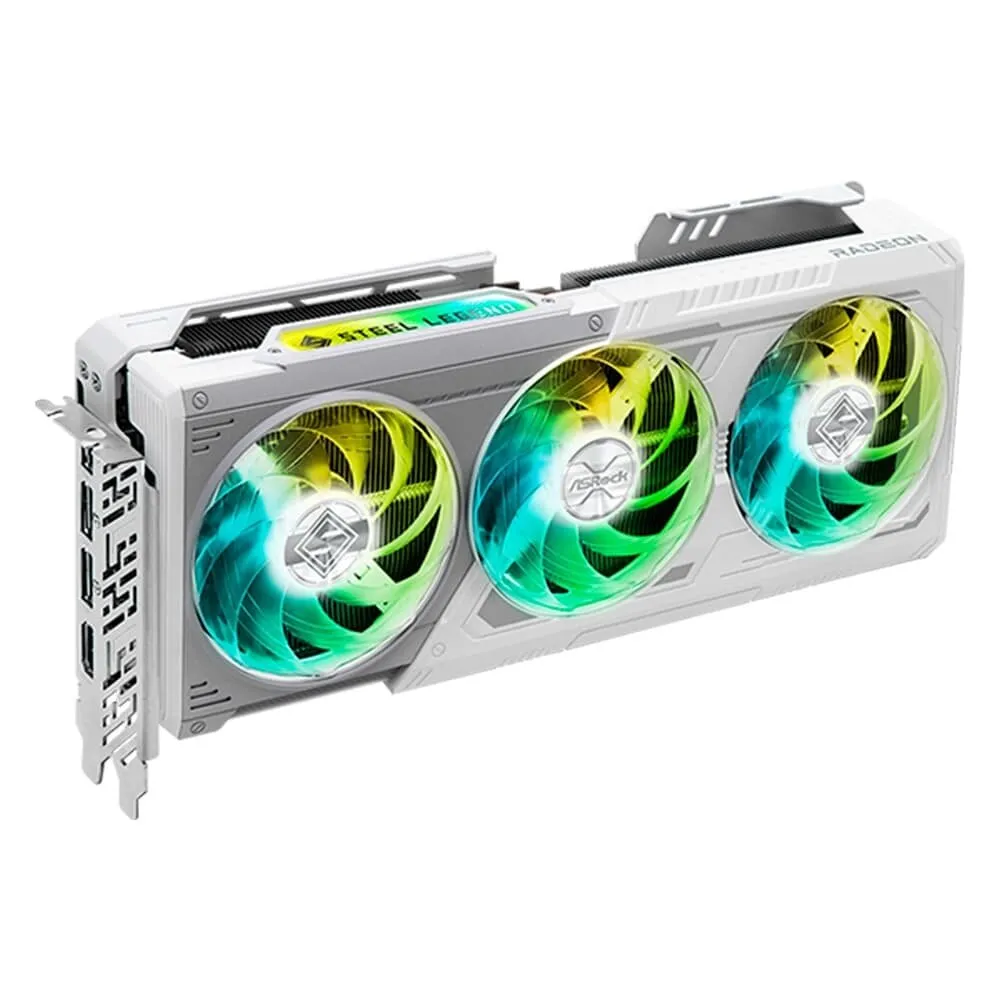 Placa de Vídeo ASRock Radeon RX 9070 Steel Legend OC 16GB GDDR6 256-bit RDNA 4 — foto 4