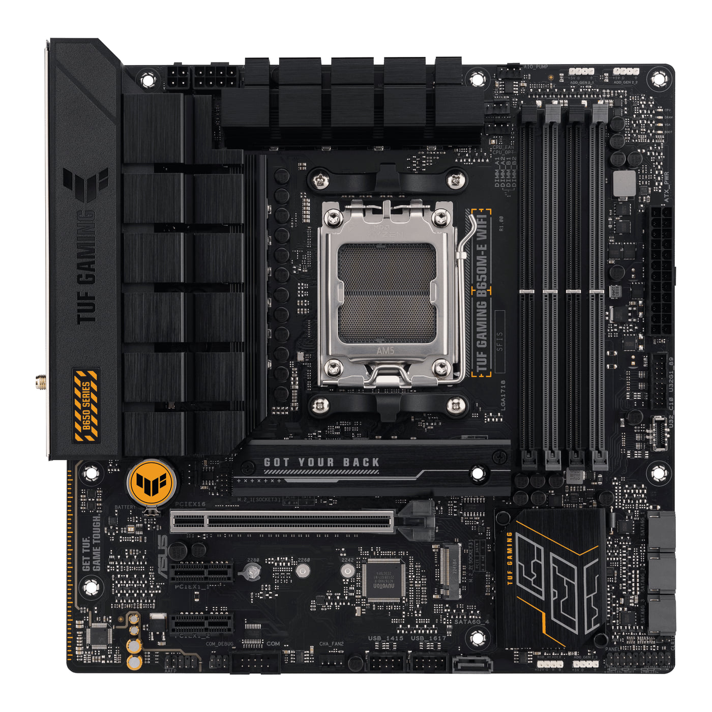Placa-mãe ASUS TUF Gaming B650M-E WIFI AM5 Micro ATX DDR5