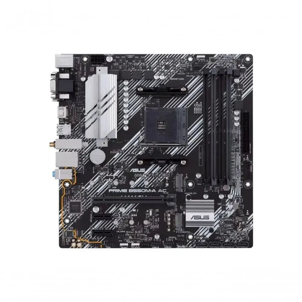 Placa-Mãe ASUS Prime B550M-A WiFi II DDR4 AM4 Micro-ATX, Wi-Fi 6, ARGB — foto 3