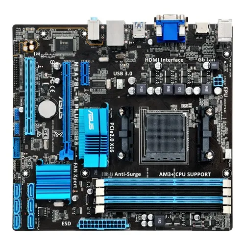 Placa-Mãe Asus M5A78L-M PLUS/USB3 AMD AM3+ mATX DDR3 — foto 3