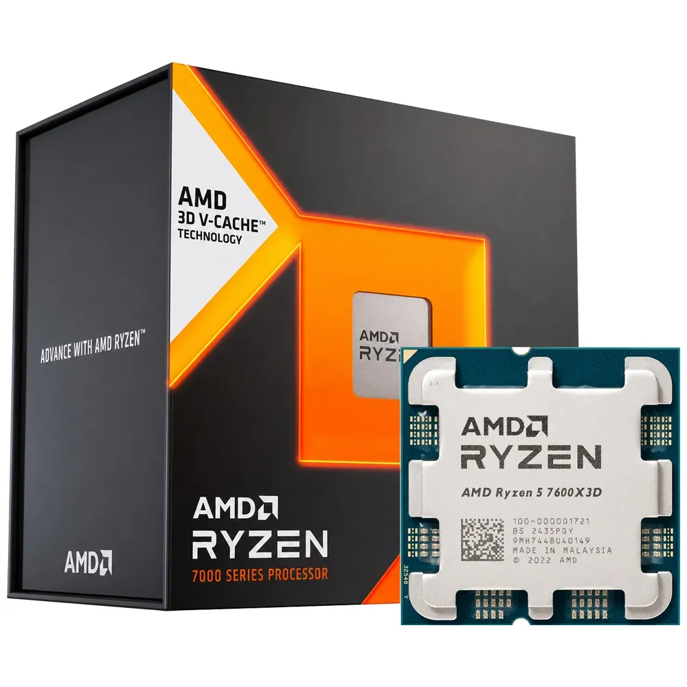 Processador AMD Ryzen 5 7600X3D AM5 6 núcleos 12 threads 4.7 GHz — foto 2