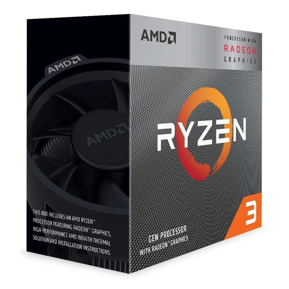 Processador AMD Ryzen 3 3200G, 3.6GHz (4.0GHz Max Turbo), 4 Núcleos, 4 Threads, Cache 4MB, AM4, Radeon Vega 8, com Cooler Wraith Stealth — foto 2