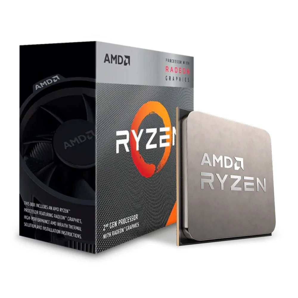 Processador AMD Ryzen 3 3200G, 3.6GHz (4.0GHz Max Turbo), 4 Núcleos, 4 Threads, Cache 4MB, AM4, Radeon Vega 8, com Cooler Wraith Stealth