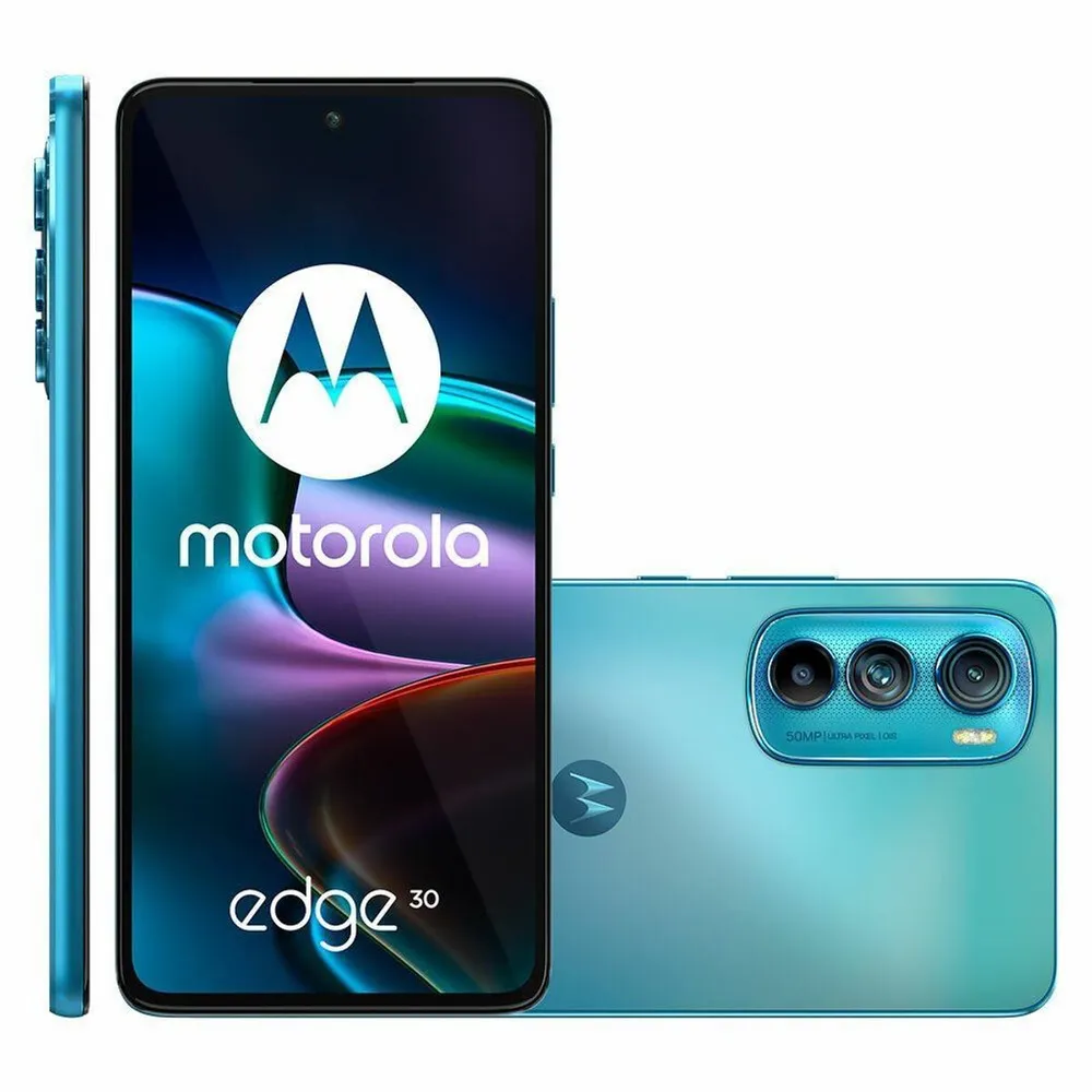 Smartphone Motorola Edge 30 5G Azul 256GB, 8GB RAM, Tela de 6.5” Câmera Traseira Tripla, Android 12, Processador Snapdragon 778G+ — foto 2