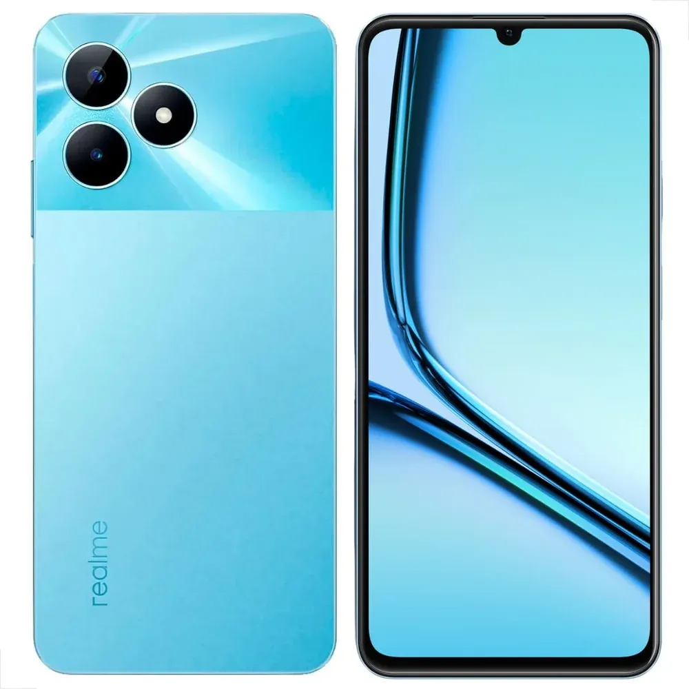 Smartphone Realme Note 50 4G 64GB 3GB RAM Tela 6,74" 90Hz Câmera 13MP Bateria 5000mAh Android 13 Azul — foto 3
