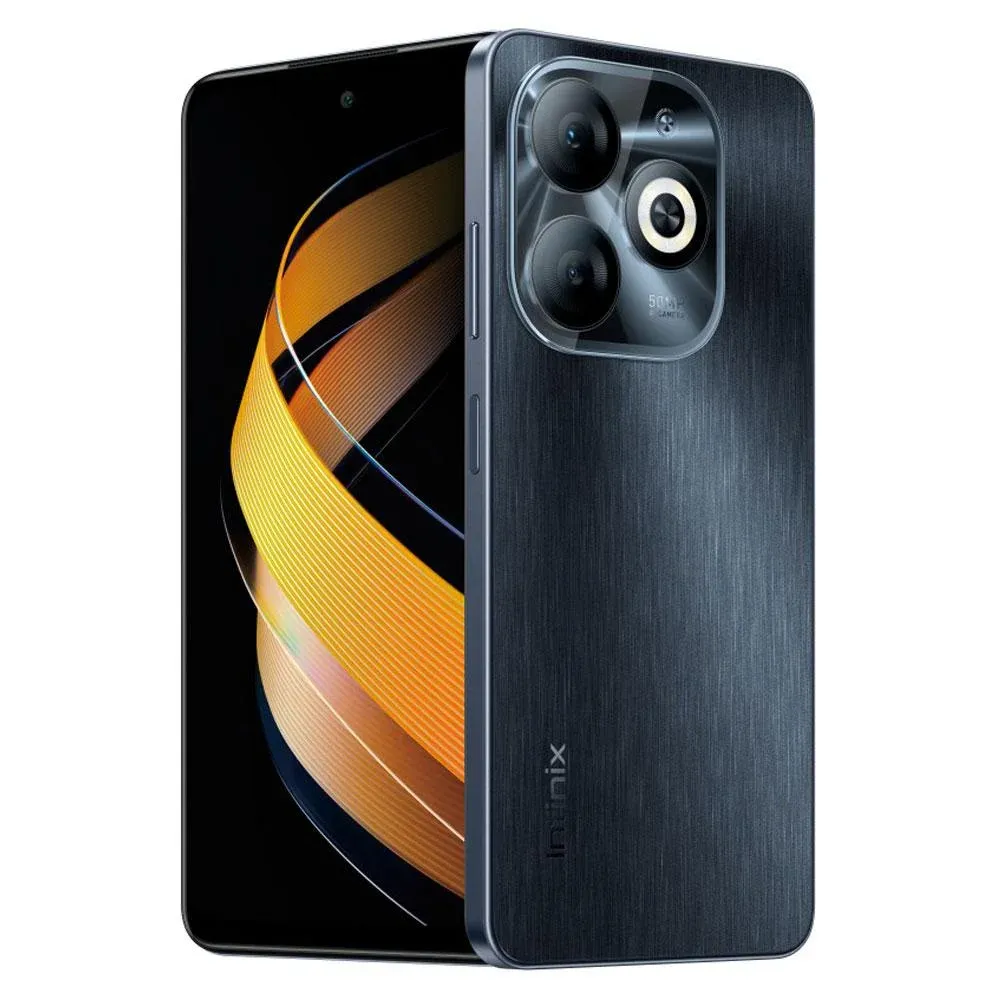 Smartphone Infinix Smart 8 Pro 4G 256GB 4GB RAM Tela 6,6" 90Hz Câmera 50MP Bateria 5000mAh Android 13 Preto — foto 2
