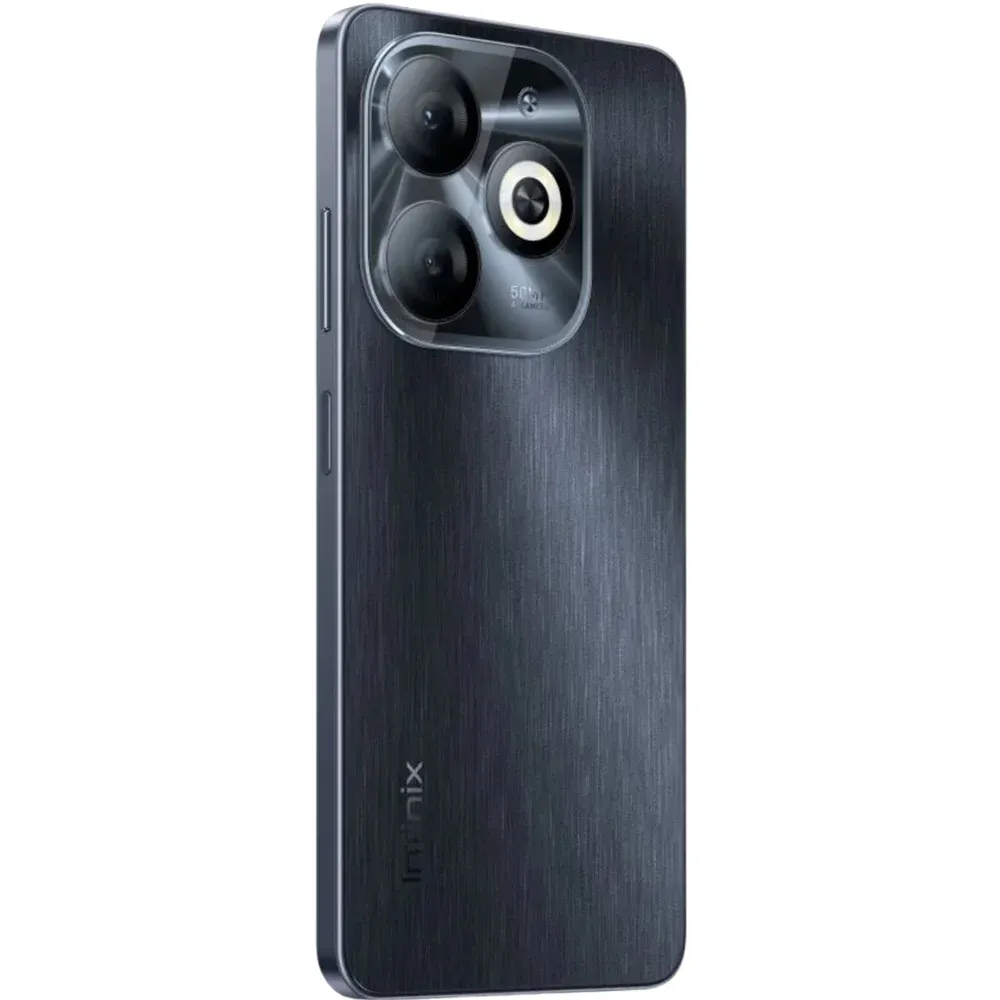 Smartphone Infinix Smart 8 Pro 4G 256GB 4GB RAM Tela 6,6" 90Hz Câmera 50MP Bateria 5000mAh Android 13 Preto — foto 3