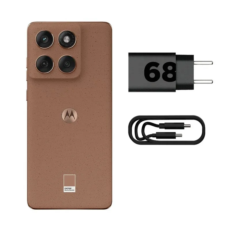 Smartphone Motorola Edge 60 Fusion 5G 256GB 8GB RAM Tela 6,7" pOLED 1.5K Câmera 50MP Sony LYTIA IP68 Mocha Mousse — foto 3