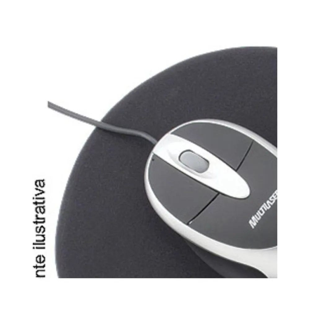 Apoio de Punho Multilaser AC024 Mouse Pad Ergonômico com Gel Preto — foto 4